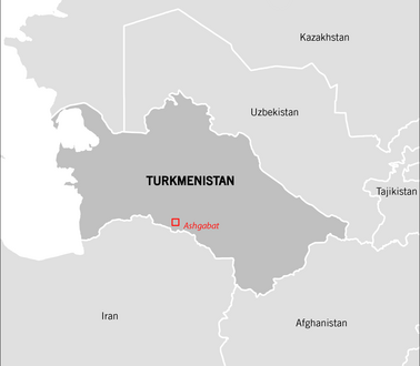 Landkarte, Turkmenistan