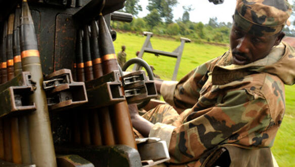 Mitglied der kongolesischen Rebellengruppe CNDP, 2008